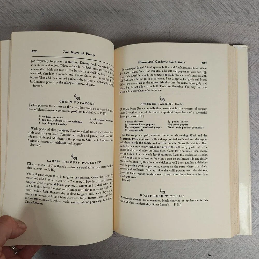 The Horn Of Plenty By Peggy Harvey Vintage Hardcover Cookbook 1964